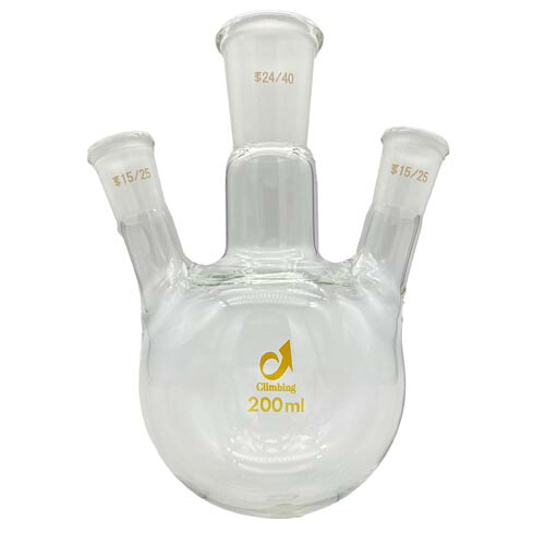 共通摺合三つ口フラスコ 200mL CL0080-03-10