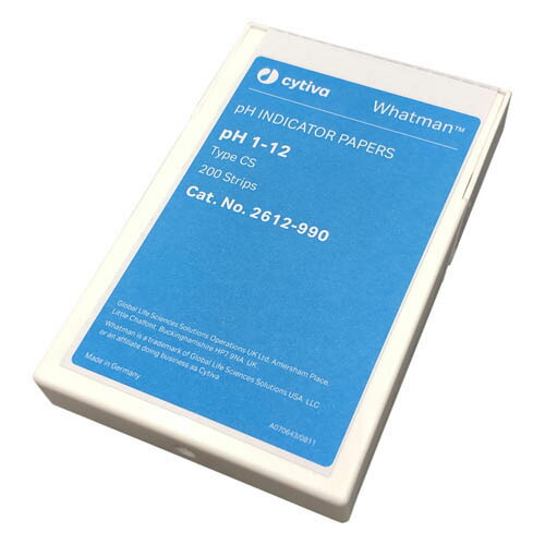 pH試験紙 ストリップ入 CS1-12 1箱 (200枚入) 2612-990