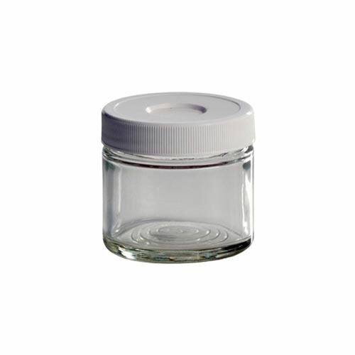 セプタム付きボトル・広口 60mL レベル2 透明 24本入 2114-S002