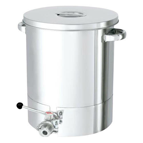 底部勾配型ステンレス容器 バルブ付 100L KTT-ST-47H-BV