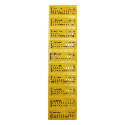 ヒートラベル (不可逆性) 10点表示 1箱 (10枚入) 10R-132