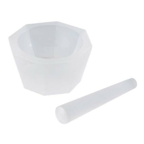 石英ガラス製 乳鉢 直径90*直径110*38mm 乳棒付き