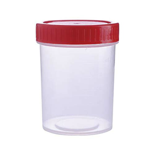滅菌サンプル容器 (個包装タイプ) 赤 120mL P40104R｜Pro Lab. ＆ Healthcare Shop