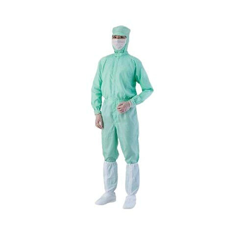 異物交ぜる打つ手ツナギ服 AS1401 (集積回路曳き船相応う) 緑であること 5L