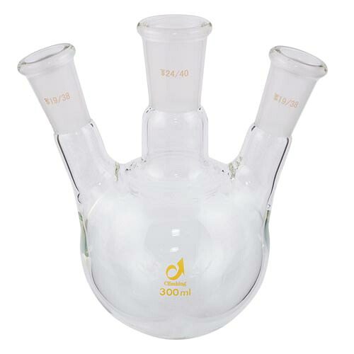共通摺合三つ口フラスコ 300mL CL0080-05-30