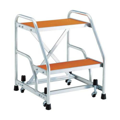 LION キャスター付き可動式踏み台 デリカステップ 3段タイプ 倉庫