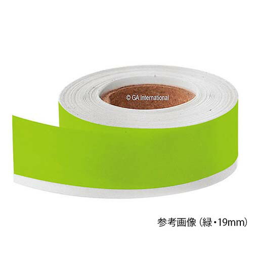 受け止める入れもの用磁気テープ 25粍*15m 緑 TFS-25C1-50GA