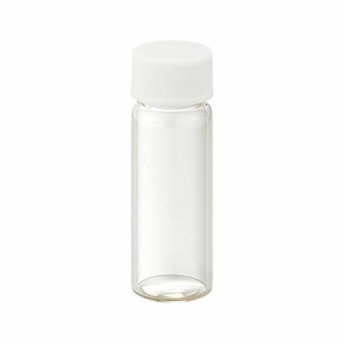 ねじ口瓶 (無色) +PPキャップ (白) +フッ素PTFE／シリコンパッキン 組合せセット 50組入 SV-50A 250671
