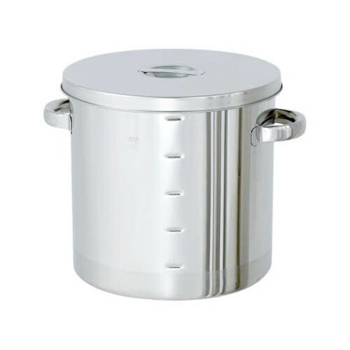 ステンレス鋼汎用入れもの 目盛付 80L ST-M-47