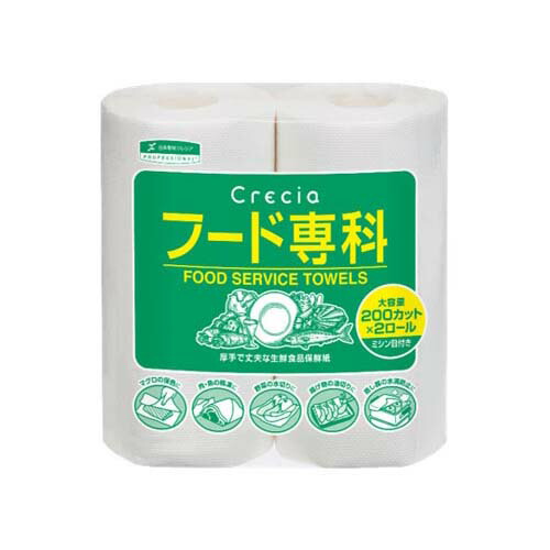 クレシア フード専科 200カット 2ロール*12パック入 35013