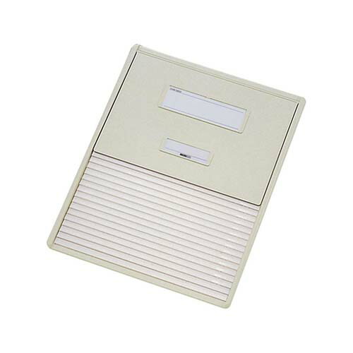 カードインデックス B4/B5 (縦2面) 15名用 オフホワイト HC103C