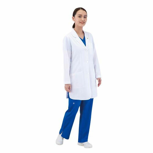 THE WHITE COAT レディス白衣 (モダニストシリーズ) L相当 5101-M｜Pro Lab. ＆ Healthcare Shop