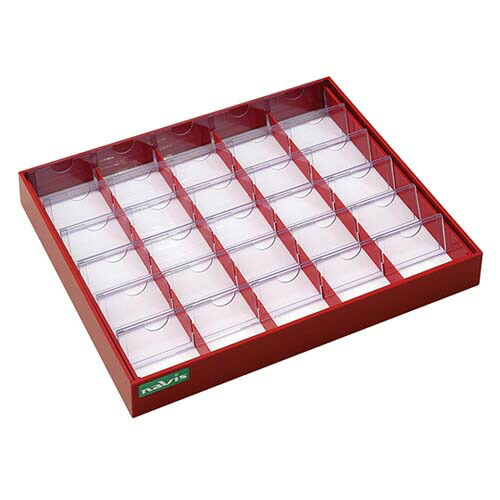 散薬用トレー 30人用 レッド SC-30R