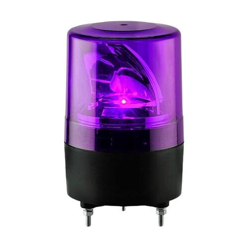LED回転灯直径100 ニコスピナR100 紫 AC100V VS10R-100NPV