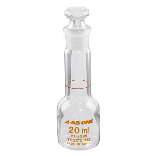 メスフラスコボトルタイプ 20mL 校正証明書付｜Pro Lab. ＆ Healthcare Shop