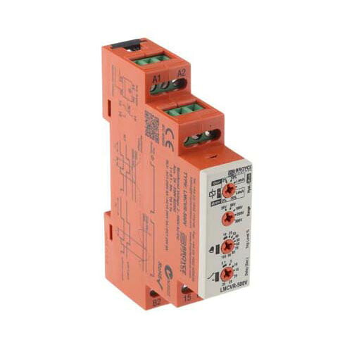 モニタリング中継ぎ SPDT 24 → 230 V ac／dc 17.5粍 LMCVR-500V 24-230VAC／DC