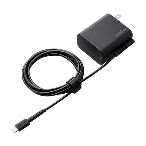 ノートPC用ACアダプター Type-C USB Power Delivery対応 45W ケーブル一体型 1.8m ブラック ACDC-PD2545BK