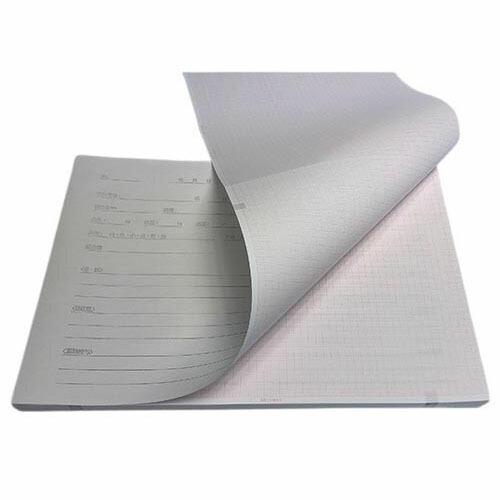 心電図書きとどめる紙 幅210粍*長60m／折300粍 (折り畳み型) 5冊入 ME210K60
