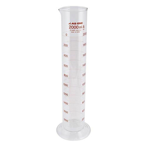 メスシリンダー 高精度 2000mL 英語版校正証明書付｜Pro Lab. ＆ Healthcare Shop 22,661円