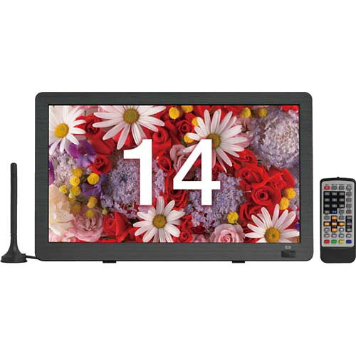 TEES14型ポータブルテレビ PTV-140-BK｜Pro Lab. ＆ Healthcare Shop