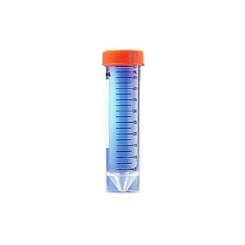 遠沈管 50mL 自主独往型ポリプロピレン製プラグシールキャップ バルク荷造り 1容れもの (25個*20容器に並べる入) 430897
