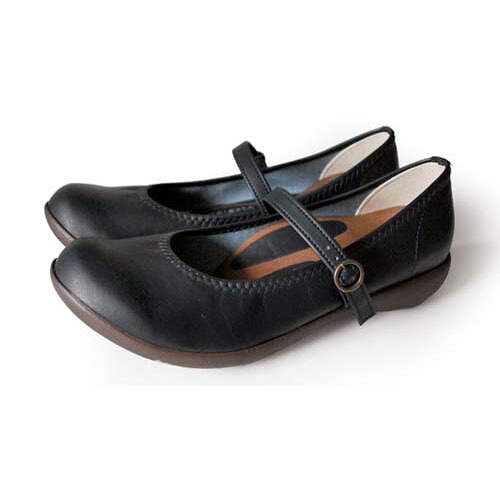 ワンベルトローヒールパンプス ブラック LL (25.0～25.5cm) R2361-BLK-LL
