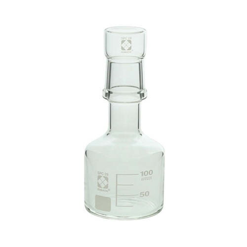 SPC保存びん (目安目盛・メスキャップ付き) 100mL 017220-29100
