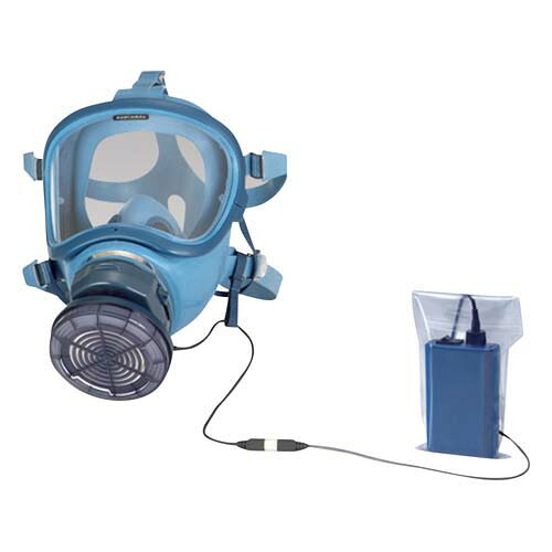 電動ファン付き呼吸用保護具 石綿用 電池・充電器付き BL-700HA-03