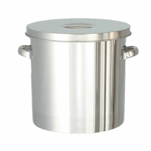 テーパー型フタ付き添い人ステンレス鋼貯蔵タンク 80L TP-ST-47