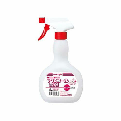 アルコール製剤 PSVアルコールスプレーボトル 500mL パックスタイル 1ケース(12本入) 00709819