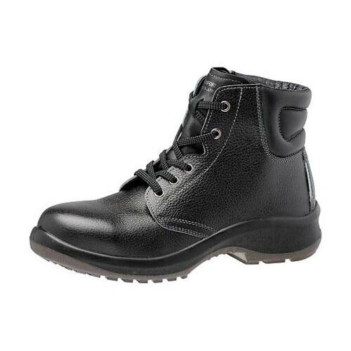 JIS規格認定 女性用 中編上安全靴 プレミアムコンフォート ブラック 23.0cm LPM220-23.0