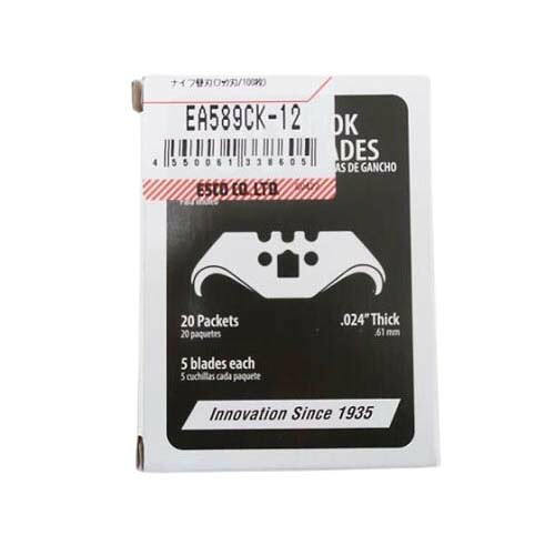 ナイフ替刃(フック刃／100枚) EA589CK-12