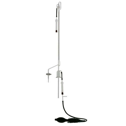 自動ビュレット スーパーグレード 青筋 PTFEコック付 本体のみ 25mL 022550-252