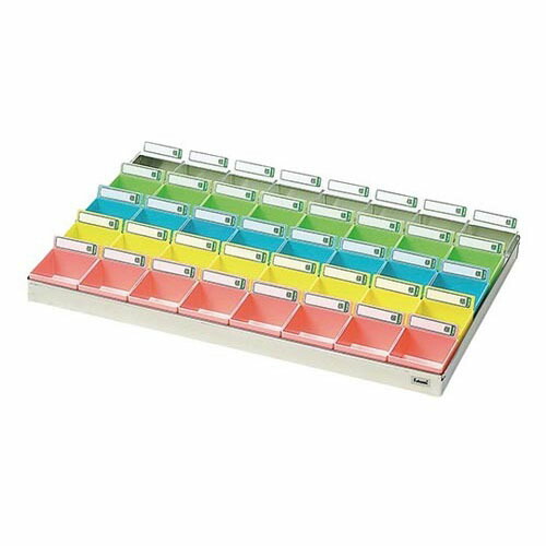 与薬御盆 (ハンガー無) 40駒 (駒 5色) ST-405