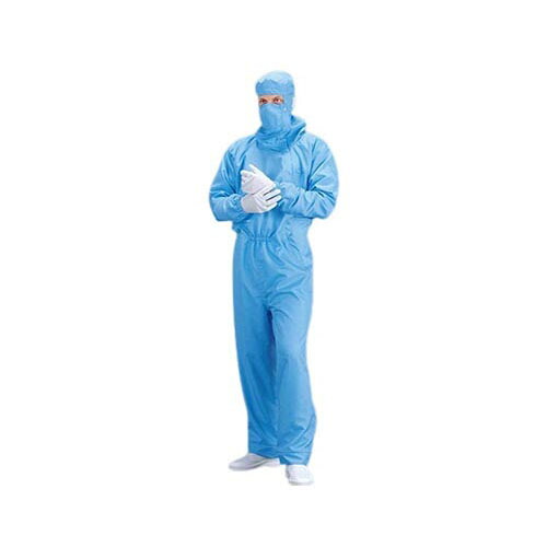 マスク・フード一体型クリーンスーツ ブルー 3Lサイズ 8550/B_3L|Pro Lab. & Healthcare Shop