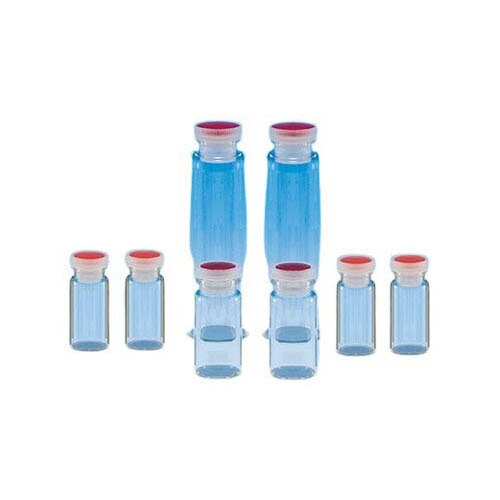 標本瓶 (色消し) 差込式ポリ栓 (A印字機) 付 5mL 100組入 なおなお書き-5A 205104