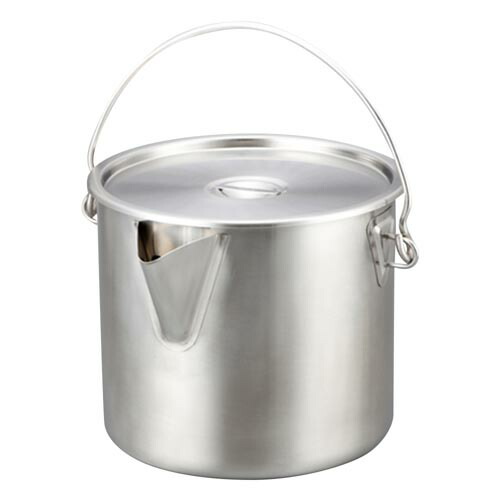 スギコ 18-8 ポット型バケツ 蓋付 20L SH-2028