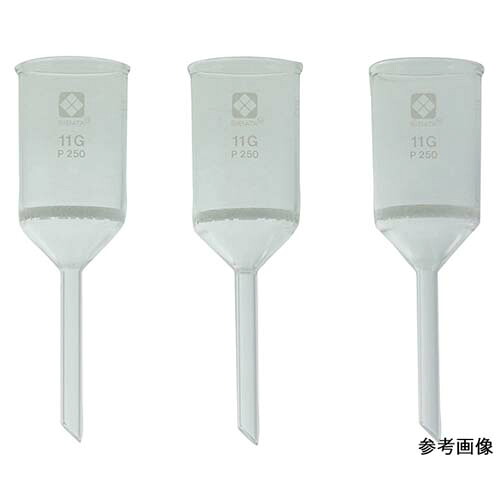 ガラスろ過器 (円筒ロート形) 60mL 160～250μm 11GP