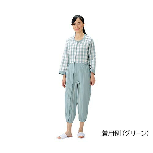 制菌前開き介護用ねまき (ロック機能付) ピンク／LL LLサイズ ピンク色