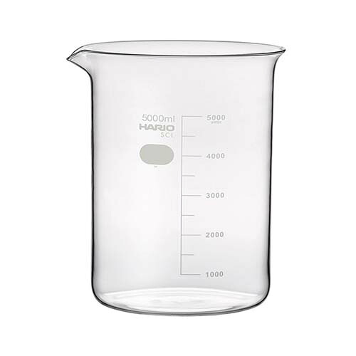 ビーカー (目安目盛付き) 5000mL B-5L