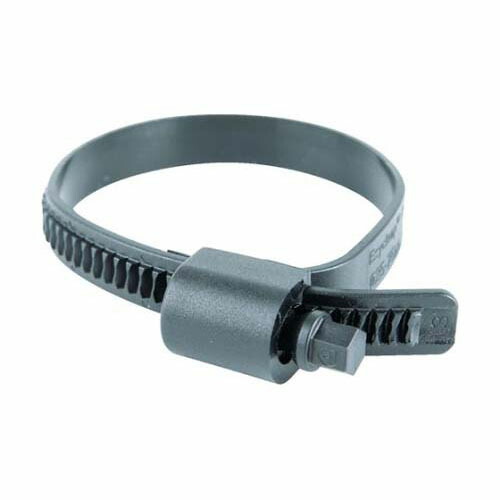 脂製導管ダンス楽隊 Ezyclamp 締付径25.0～75.0粍 対辺8.0粍 ナイロン66 1袋 (100個入) PWD-13-75-SC-PA66-BK