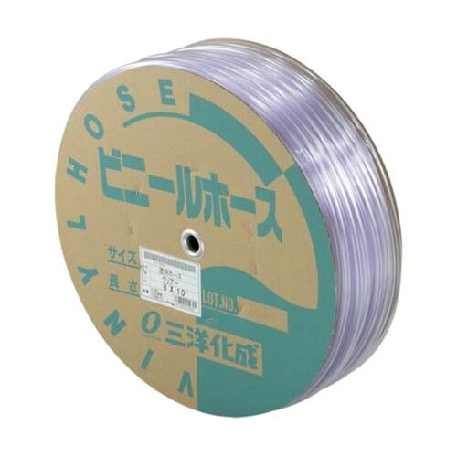 透明ホース8*10 100mドラム巻 TM-810D100T