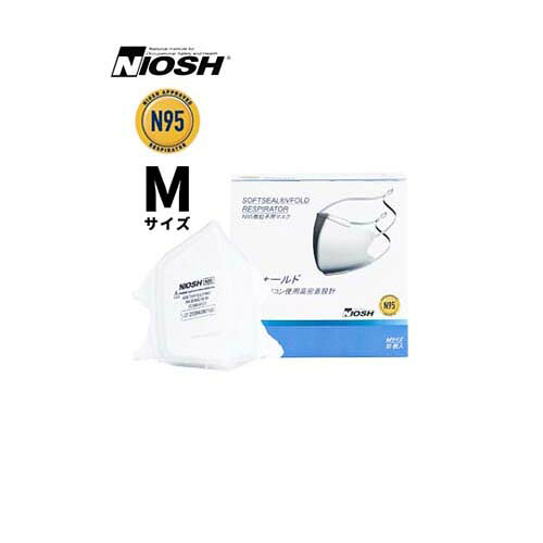 Niosh認証 Softseal Vfold N95マスク (折り畳み型) M 10枚入*30箱 20180016-M|Pro Lab. & Healthcare Shop