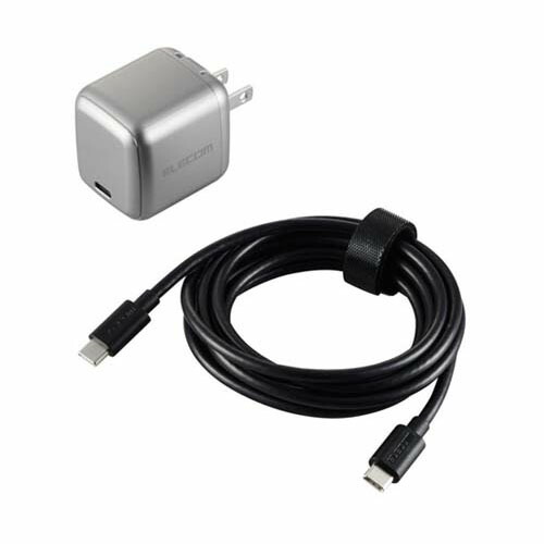 ノートPC向けACアダプター USB PD対応 70W USB-C*1 C-Cケーブル付属 2m スペースグレー ACDC-PD8970SGY|Pro Lab. & Healthcare Shop