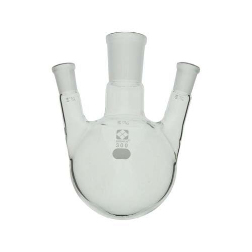 共通摺合三口丸底フラスコ 300mL 005360-15300