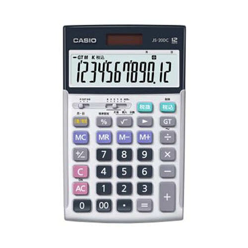 ジャスト型実務電卓 JS20DCN 7,054円