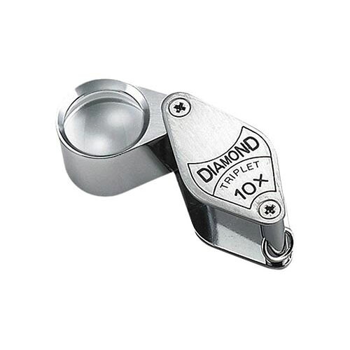鑑定ルーペ 高倍率 収差補正レンズ 10倍 18mm I-SA10N