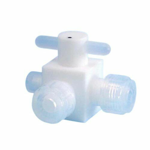 PTFE3方弁膜 異径圧入型 6差しわたしx8差しわたしx8差しわたし F-2213-003