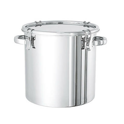 密閉式ステンレス鋼貯蔵タンク ゼムクリップ印字機 CTH-47H A型バイトンパッキン付 100L CTH-47H／PFA 花・ガーデン・DIY-研究・実験用品-タンク