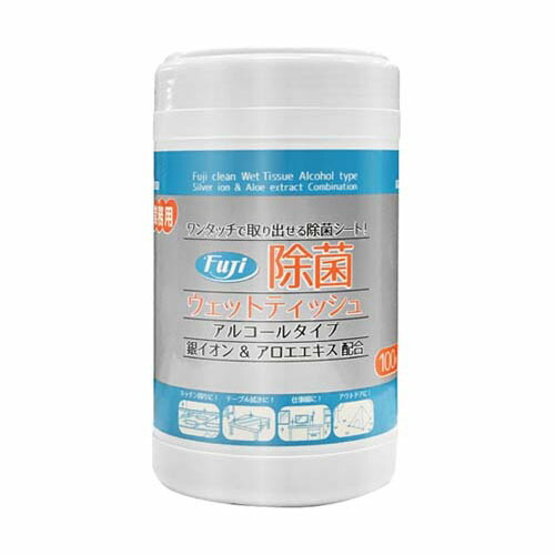 FUJI除菌情の籠もったティッシュ 1容れもの (100枚*24個入) 27800